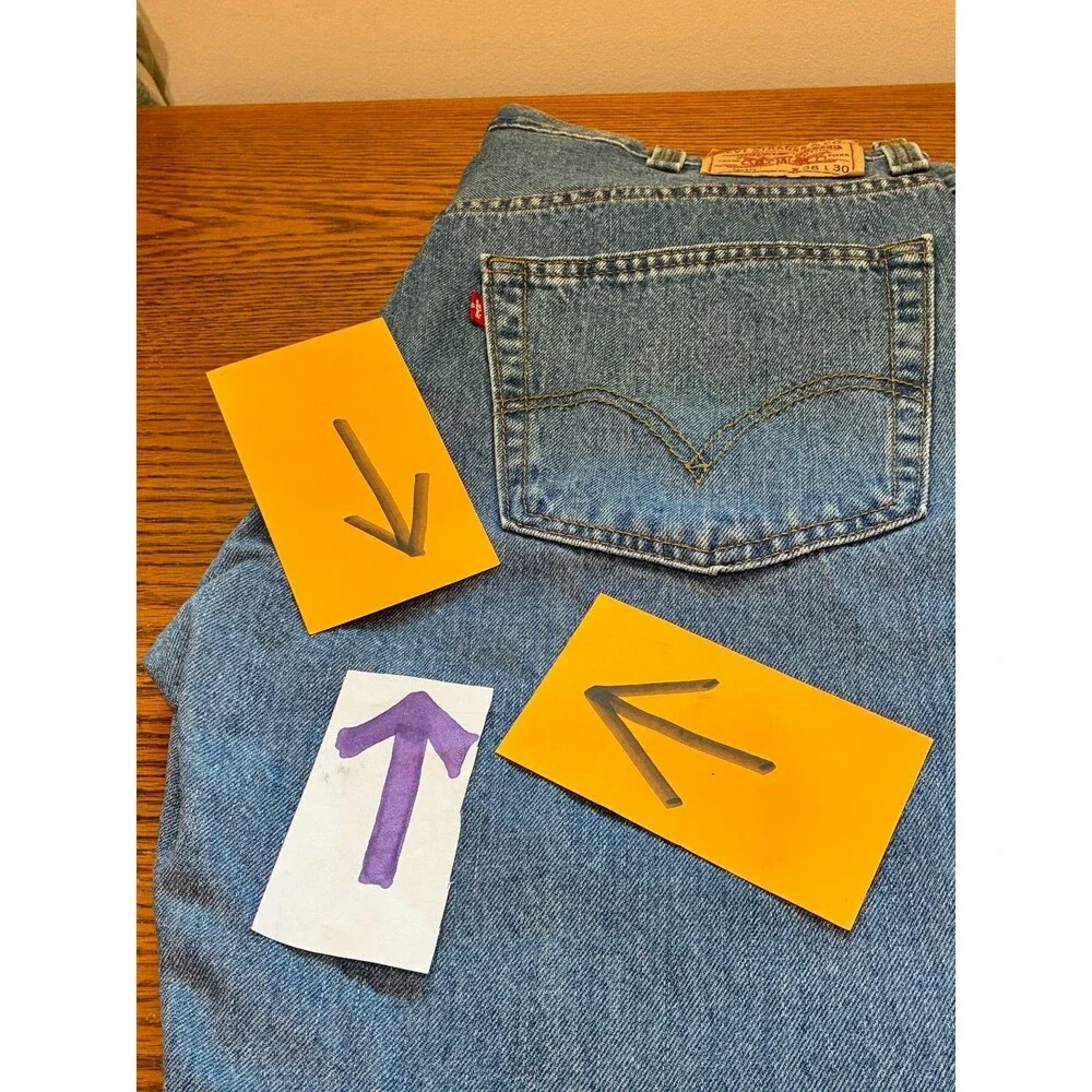 Levi's 505 Regular Fit Jeans, Tag Size 38 x 30 Actual Sz 37